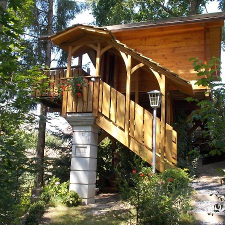 Baumhaus Wolfshoehle Fischach Eksteriør bilde