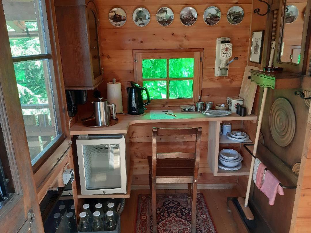 Baumhaus Wolfshoehle Fischach Eksteriør bilde